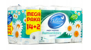 Papier Toaletowy DELIKATO Rumiankowy 16 Rolek