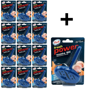 FILIP FRESH ZAWIESZKA DO WC BARWIĄCA NIebieska 40G 12 + 1 GRATIS