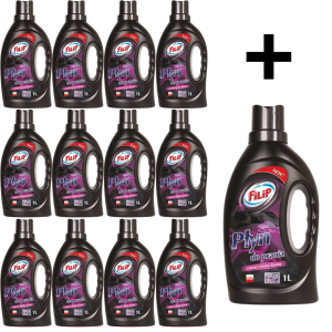 Płyn do Prania Czarnych Tkanin FILIP 12 x 1L + 1 GRATIS