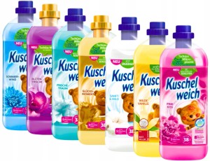 ZESTAW PŁYNÓW DO PŁUKANIA KUSCHELWEICH MIX ZAPACHÓW 7x1l