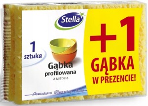 Stella Gąbka Do Naczyń z Miedzią 2 szt. 1+1