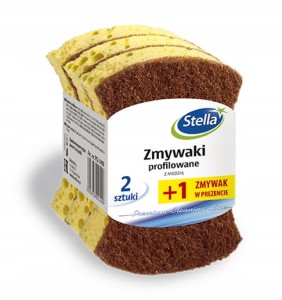 Stella Zmywaki 2szt +1 Gratis z MIEDZIĄ Profilowany
