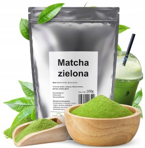 MATCHA ZIELONA 100g KETO MATCHA Herbata Zielona bio w PROSZKU 100g