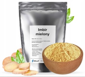 IMBIR MIELONY naturalny Bez Chemii Bez Dodatków Świeży Aromat 100g Imbir