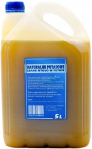 MYDŁO POTASOWE W PŁYNIE SZARE MYDŁO NATURALNE 100% 5l