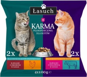 Karma Łasuch Saszetka 4X100 Mix