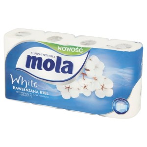 Papier toaletowy Mola Aroma 8 rolek biały