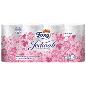 Papier toaletowy Foxy Jedwab 8 rolek