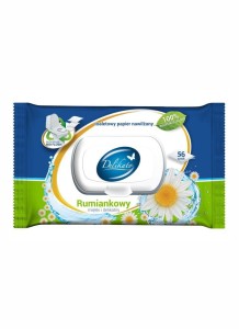 Papier Delikato nawilżany 56szt.