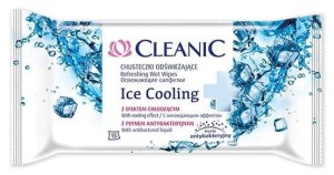 Chusteczki nawilżane Ice cooling Cleanic 15szt