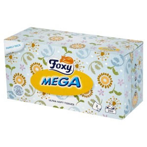 Chusteczki Foxy Mega 200szt box