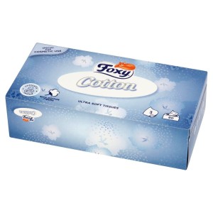 Chusteczki Foxy Cotton 90szt box