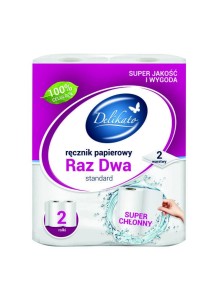 Ręcznik kuchenny Delikato Raz Dwa 2 rolki
