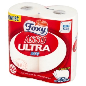 Ręcznik kuchenny Foxy Ultra 2 rolki