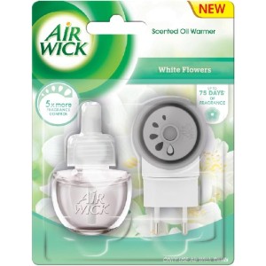 Air Wick urządzenie do kontaktu+wkład Białe Kwiaty 19ml