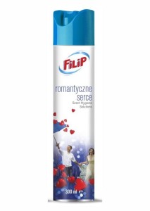 Odświeżacz powietrza Filip 300ml Romantyczne Serce