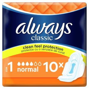 Podpaski Always 10szt normal